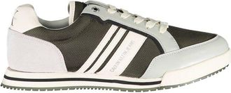 Calvin Klein Mens Low Top Sneakers Casual Design - Grey Cotton - Size EU 44