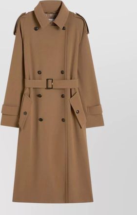 Max Mara mxmcerto trench coat flared shape belted