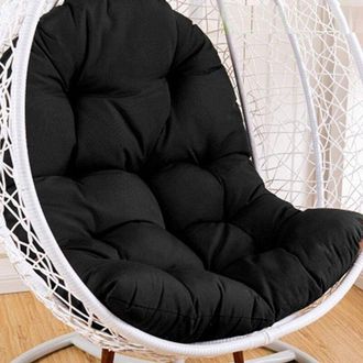 OEM Coj&iacute;n Grueso E Impermeable Para Columpio - Coj&iacute;n De Respaldo Solo Para Columpio De Jard&iacute;n - Coj&iacute;n Resistente A Las Manchas, Duradero Y C&oacute;modo (negro, 