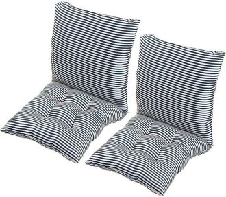 OEM Coj&iacute;n Para Silla Tuserxln Con Respaldo, Juego De 2 Cojines De Asiento De 40x40 Cm, Suaves Y Transpirables Para Sillas De Cocina, Asientos De Jard&iacute;n, N
