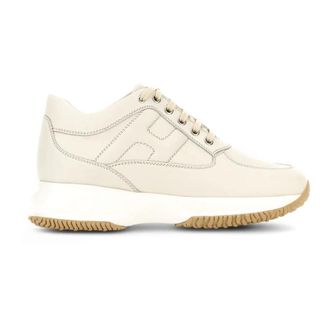 Hogan Interactive Sneakers - Dames - Sneakers - Beige - 39 EU - Leer - Schoenen