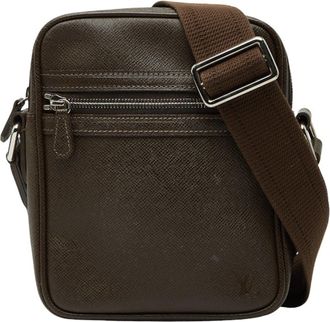 Louis Vuitton Brown Grizzly Leather Shoulder Bag (Pre-Owned)