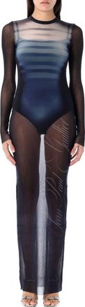 Jean Paul Gaultier Le Male Mesh Long Dress