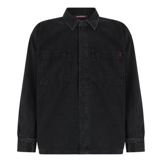 Icon Denim Los Angeles Denim Shirts, male, Black, Size: M Billy Oversized Denim Shirt