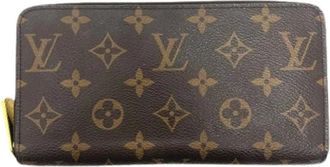 Louis Vuitton Pre-owned Wallets, female, Brown, Size: ONE SIZE Pre-owned Canvas Wallet