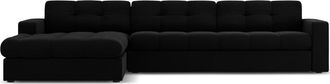 CXL by Christian Lacroix 4-Sitzer Designer Ecksofa Yohan mit Eckteil links - Samtbezug