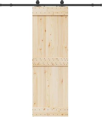 vidaXL Vidaxl - Kit di Binari per Porte Scorrevoli 200 cm Acciaio Nero