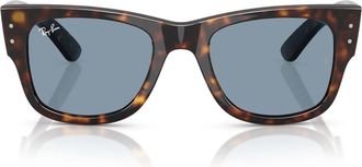 Ray-Ban Sunglasses Rb0840 S 902/56 Mega Wayfarer Brown/Blue Unisex