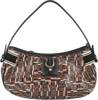 Ferragamo Pre-owned Shoulder Bags, female, Brown, Size: ONE SIZE Pre-owned Gancini Handbag
