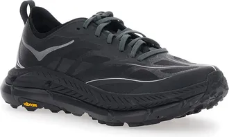 Hoka One One Unisex Low-Top Sneakers Mafate Speed 4 Lite Black Textile Trainers
