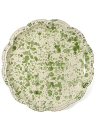 Cabana speckled ceramic dinner plate (27cm) - unisex - ceramic - One Size - Green
