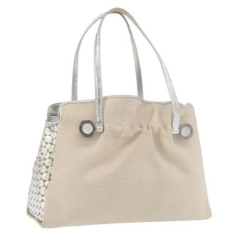 Bulgari Pre-owned Handbags, female, Beige, Size: ONE SIZE Pre-owned Vintage Hand Bag