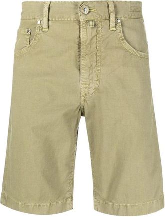 Jacob Cohen Vaquero fino lavado - Heren - Korte Broeken - Groen - W38 - Denim - Korte Broeken