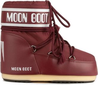 Moon Boot Icon Low Burgundy Nylon Boots