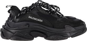 Balenciaga Balenciaga Triple S Sneakers in Zwart Polyester