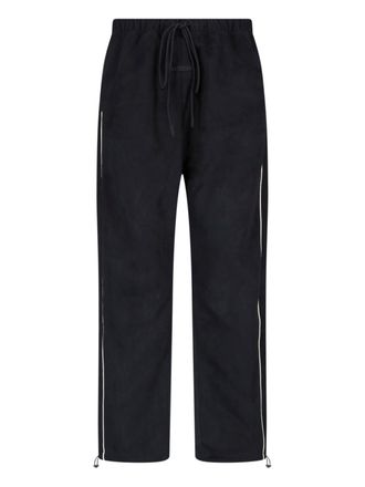 Fear of God Black Signature White Piping Sport Trousers
