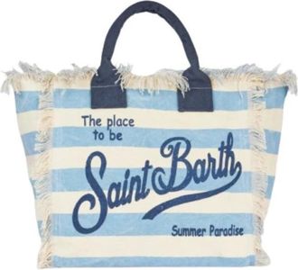 MC2 Saint Barth Fringed Vanity Tote Tas - Dames - Shoppers - Veelkleurig - ONE Size - Katoen - Tassen