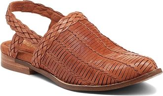 Kelsi Dagger Kelsi Dagger Brooklyn Spencer Flats Womens Saddle Woven Leather ZOGG3956