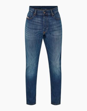 Diesel Mens Mid Rise Straight Leg Jeans - Blue - Size: 33/32