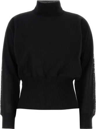 Max Mara Arda Sweater - Dames - Coltruien - Zwart - L - Wol - Truien & Vesten