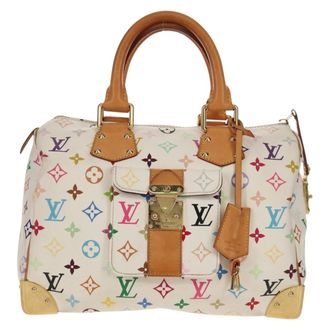 Louis Vuitton Speedy Handbag Monogram Multicolor Multicolour Canvas Handbag (Pre-Owned)