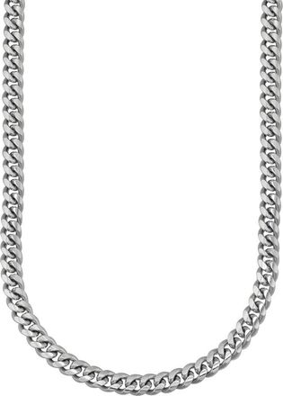 Candela Jewelry Sterling Silver Cuban Chain Necklace at Nordstrom Rack