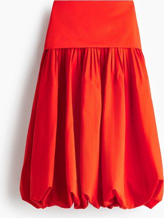 H&M Ballonjupe in Midil&auml;nge - Red