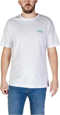 RefrigiWear Je 9101T27100 T-shirt met korte mouwen - Heren - T-shirts - Wit - XL - Katoen - Tops