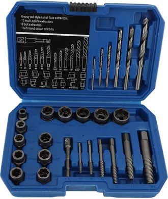 OEM Juego De 26 Tornillos Y Brocas, Extractores De Tornillos Y Pernos Multicanal, Extractor Espiral Para Esp&aacute;rragos Y Accesorios Rotos