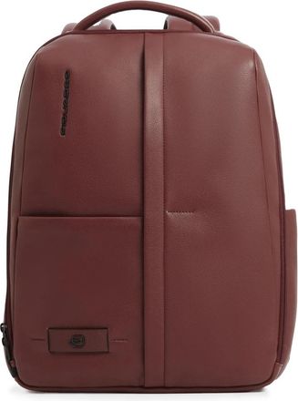 Piquadro Russel Rugzak - Heren - Rugzakken - Rood - ONE Size - Leer - Tassen