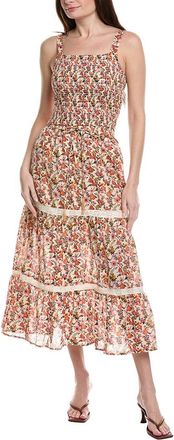 T Tahari 2Pc Woven Blouse & Skirt Set