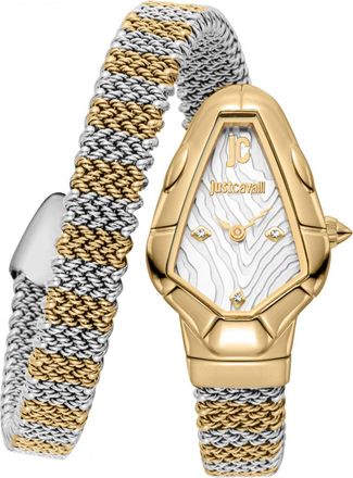 Just Cavalli Womens JC1L426M0055 Ladies Signature Snake Fiamma Watch - Gold