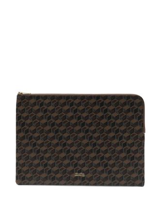 Undercover Monogram clutch - Bruin