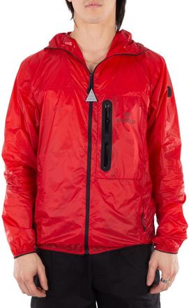 Moncler Windbreaker Hooded Long Sleeve Jacket, Brand Size 6 (US Size 3XL)