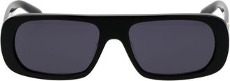 GCDS GC-1066162 Full-Rim Rectangle Sunglasses - Black