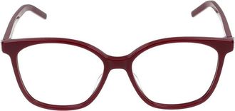 Saint Laurent SL M162 Eyeglasses - Dames - Brillen - Rood - 55 MM - Accessoires