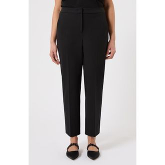 Marina Rinaldi Double Face Jersey Pants in Black at Nordstrom, Size 18W