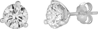 LuvMyJewelry Nasak 1.5 Ct TW Non Certified Lab Grown Round Diamond Studs Martini 14K Gold Earrings in 14K White Gold at Nordstrom