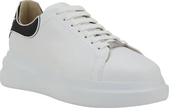Philipp Plein Mens Leather Sneakers White