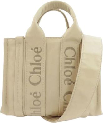 Chlo&eacute; Pre-owned Tote Bags, female, Beige, Size: ONE SIZE Pre-owned Tote Bag