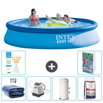 Intex Piscina Easy Set Redonda - 396x84 Cm - 7-piezas S155