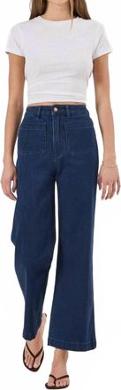 Rolla's Womens Sailor Jean In Dk Blu