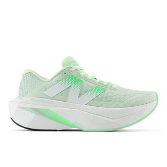 New Balance Donna FuelCell SuperComp Trainer v3 in Verde/Bianca, Sintetica, Taglia 36.5