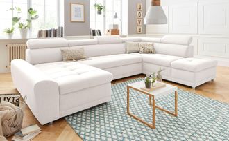 Sit&more Wohnlandschaft &raquo;Riva U-Form&laquo; wahlweise mit Bettfunktion