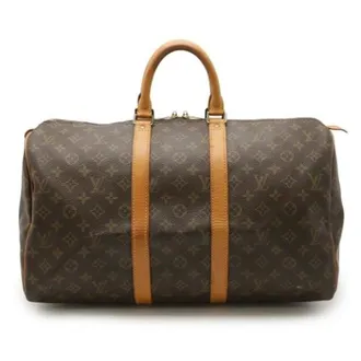 Louis Vuitton Vintage, unisex, Bruin, ONE Size, Pre-owned Weekendtas