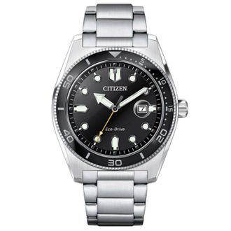 Citizen Mens Marine Black Dial Watch