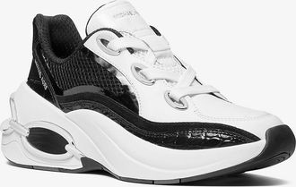 Michael Kors Toni Mixed-Media Trainer