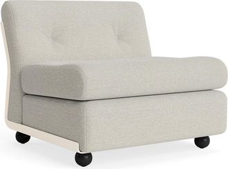 HAY Amanta 1 Sitzer Sofa, cream beige / hellgrau (HAY Story 102)