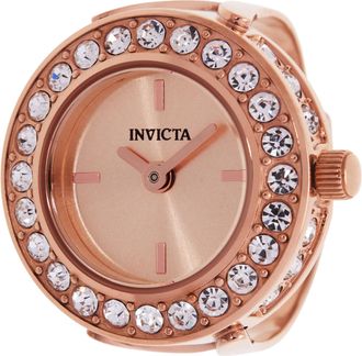 Invicta Mini Ring Watch Quartz Crystal Ladies Watch 50553