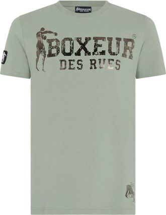 Boxeur Des Rues T-Shirt BOXEUR DES RUES BOXEUR DES RUES T-Shirt Boxeur Street 2, Herren, Gr. XXL, hellgr&uuml;n, Obermaterial: 95% Baumwolle CO. 5% Elasthan EL., Shirts T-